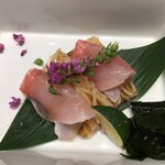 ラーメンWalkerキッチン - 金目鯛とはるゆたかの寒天寄せ重ね盛り