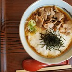 Tsukubasan Murasaki - とろろきのこ蕎麦（温）