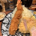 とんかつ けい太 - エビフライ