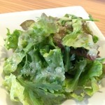 カフェ チルコリーノ - 20130517　900円ランチセット　自家製生麵かぶの白いラグーソース他