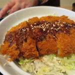 江釣子屋 - [2013年5月]Cランチ　ソースかつ丼と山菜そばセット　７５０円