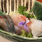 多満喜 - 造り　アズキハタ・金目鯛　さわら