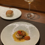 Kumazawa - 白子とホタテのムニエル