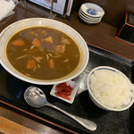 大衆食堂正広 - カレーラーメンセット ¥1,050