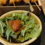 串カツ 田中 - サラダ