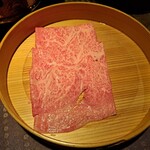 瀬里奈 - 熊本県産の特選牛リブロースのしゃぶしゃぶ肉・その６です。