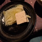 瀬里奈 - しゃぶしゃぶのスープで調理した白菜と、お豆腐です。