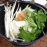 菊水荘 - 朝食（湯豆腐）