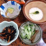 菊水荘 - 朝食（刺身コンニャク 他）