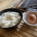 ろばたやき山ろく - 卵かけご飯　