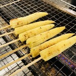 山形焼鳥 野菜串 チーズ ワイン フェニックス - ヤングコーン