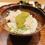 おにく 花柳 - ◎松葉蟹ご飯に蟹味噌をかけて喰らう❗️最高！