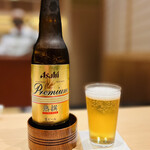 おにく 花柳 - ◎ビールで看板！