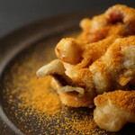 Hokkaido squid frit with bottarga
