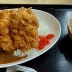 しんべえ - ツインカツカレー・ミニサラダ 1000円