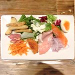 PIZZERIA&BAR CERTO! - ピッツァランチ 980円 の前菜7種盛り合わせ