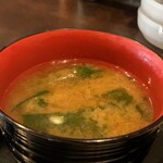 Teishoku Sakaba Akari - 日替り定食の味噌汁