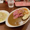 ダイニング ひら山 - ローストビーフとエビフライカレー