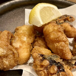 すし酒場 魚あるき - タコの唐揚げ。身がブリブリです…