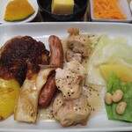 カフェ•レストラン きんぎょ食堂だいず - ミックスグリル　1300円