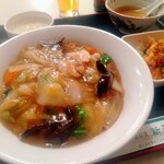 Shinkarou - 中華丼と油淋鶏セット