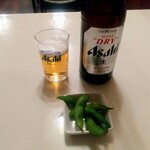 Shinkarou - 瓶ビールとお通し