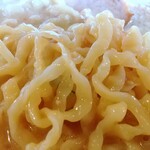 喜多方 満喜 - 朝日屋さんの平打ち中太麺