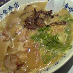 Murasakishokudou - 特製豚骨ﾗｰﾒﾝ６００円  しょう油と塩味のあわせ技！