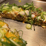 Okonomiyakikiji - スジ焼き断面