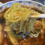 桜木屋 - 広東麺 麺の雰囲気