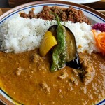 カレーのアップ