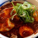 松屋 - 富士山豆腐の本格麻婆めしのアップ