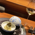 TACUBO - 白ワインとキャビアと白海老のカッペリーニ