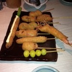 串揚げ×おばちゃん割烹 経堂 ただいま - 串揚げ10本盛