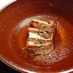 ヒカリヤ ニシ - 椎茸の岩魚コンソメスープ