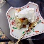 AQUA DINING CAFE 瓢黎 - ケーキ本体は砂糖不使用　バナナの甘味だけです