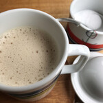 カメイノ食堂 - シュガーポットの花柄は金継ぎの証