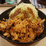 トンテキ食堂8 - トンテキ(200g 単品1000円)+ニンニク増し(100円)