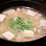 Haru - 鶏そぼろと柚子胡椒の鍋