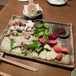 Hajime - 魚と野菜の盛り合わせ
