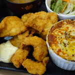 昭和堂Q - [b:・選べるｾｯﾄ。(ﾁｷﾝ南蛮+ﾎﾟﾃﾄとﾐｰﾄｿｰｽのﾁｰｽﾞ焼き)]