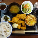 昭和堂Q - [b:・選べるｾｯﾄ。(ﾁｷﾝ南蛮+ﾎﾟﾃﾄとﾐｰﾄｿｰｽのﾁｰｽﾞ焼き)]