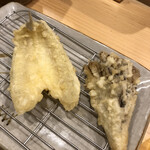 二代目 天ぷらすずき - キスと舞茸！天ぷらの王道！！