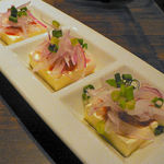 串吉 - クリームチーズの酒盗のせ