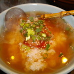 火宴 - ダシの効いたチャンジャ茶漬けは　絶品！