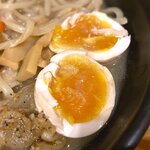 肉玉そば　おとど - 白だし味玉￥150　2022.11.14