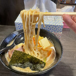 つけ麺 陽 - 今日はオーメン用の麺が切れており、細麺