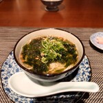 私房菜 きた川 - あおさの麺