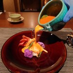 私房菜 きた川 - 伊勢海老のエビチリ