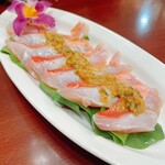 台湾料理 光春 - 金目鯛のお造り